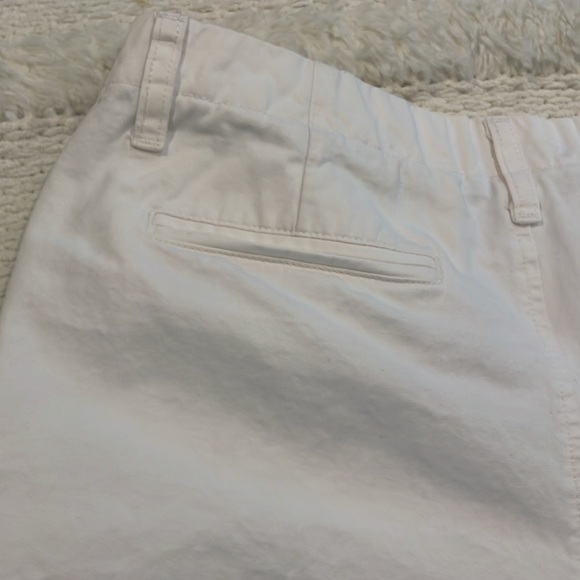 Vintage Y2K Old Navy white shorts 100% cotton pockets belt loops womens size 10 - Picture 7 of 12